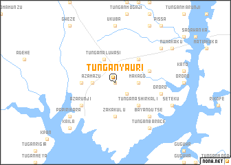 map of Tungan Yauri