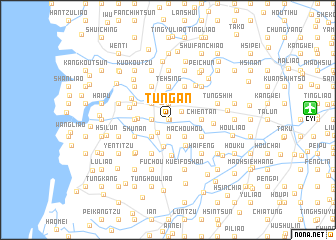 map of Tung-an