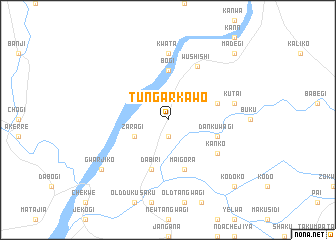 map of Tungar Kawo