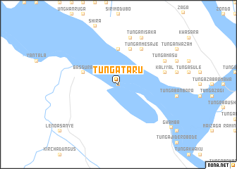 map of Tunga Taru