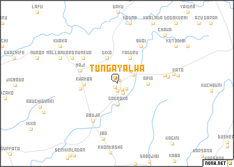 map of Tunga Yalwa