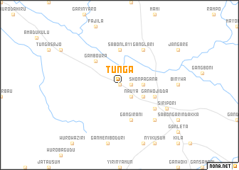 map of Tunga