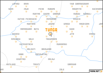 map of Tunga