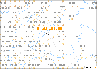 map of Tung-chen-ts\