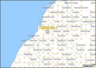 map of Tung-ch\