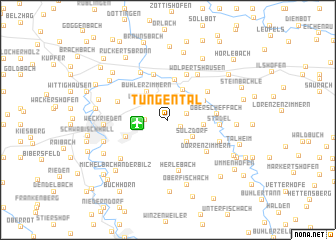 map of Tüngental