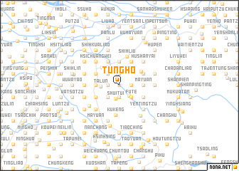 map of Tung-ho