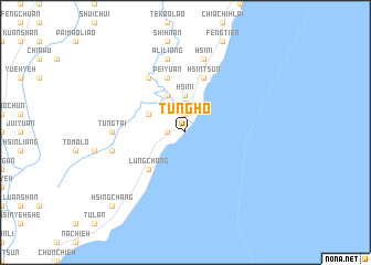 map of Tung-ho