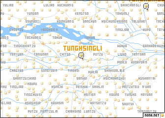 map of Tung-hsing-li