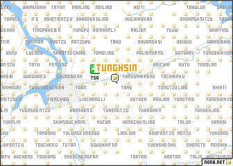 map of Tung-hsin