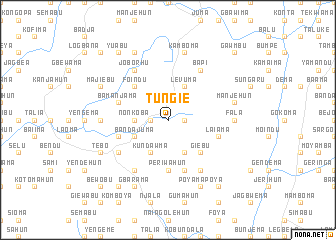 map of Tungie