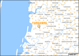 map of Tung-kang