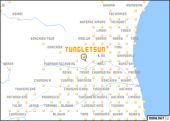 map of T\