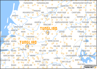 map of T\