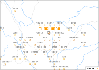 map of Tunglunda