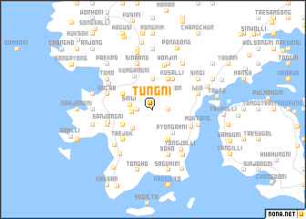 map of Tŭng-ni