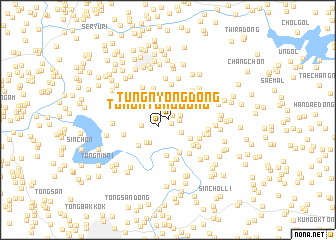 map of Tŭngnyŏng-dong