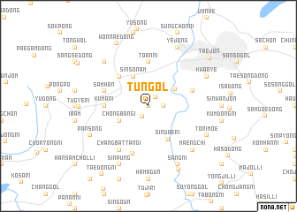 map of Tun-gol