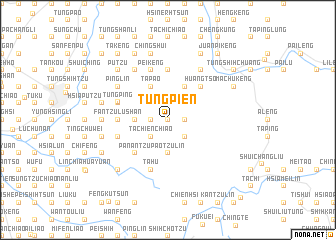 map of Tung-pien