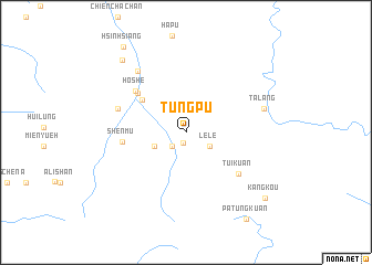 map of Tung-pu