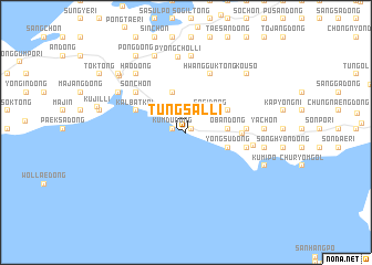 map of Tŭngsal-li