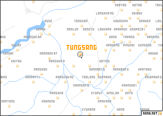 map of Tungsang