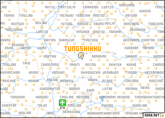 map of Tung-shih-hu