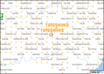 map of Tung-shih-ko