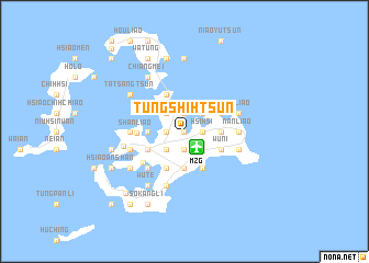 map of Tung-shih-ts\