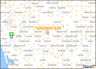 map of Tung-shih-ts\