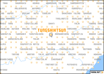 map of Tung-shih-ts\