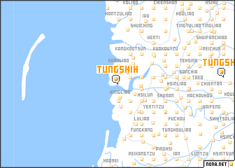 map of Tung-shih