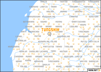 map of Tung-shih