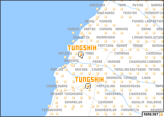 map of Tung-shih