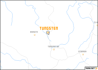 map of Tungsten