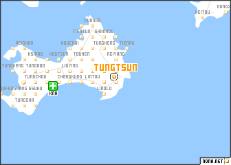 map of Tung-ts\