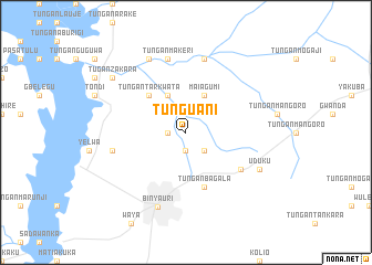 map of Tunguani