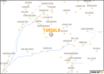 map of Tungula