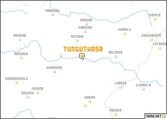 map of Tungutwasa