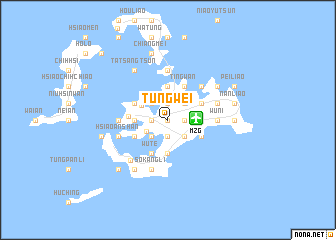 map of Tung-wei