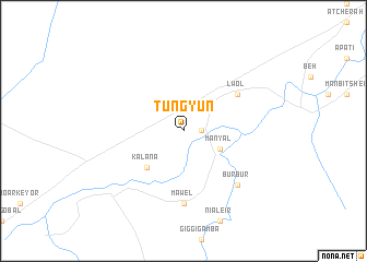 map of Tungyun