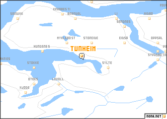 map of Tunheim