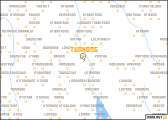 map of Tunhong