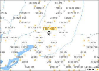 map of Tunhon