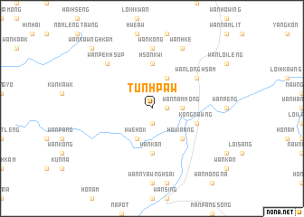 map of Tunhpaw