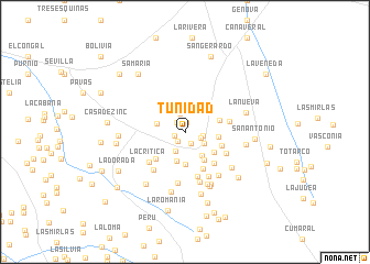 map of Tunidad