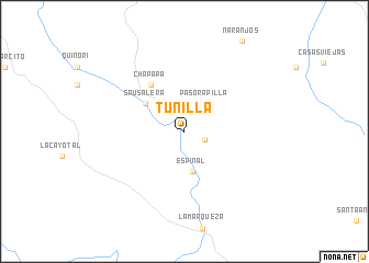 map of Tunilla