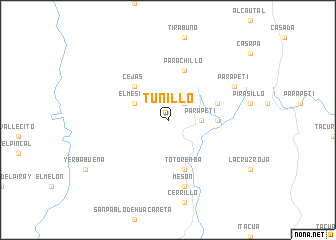 map of Tunillo