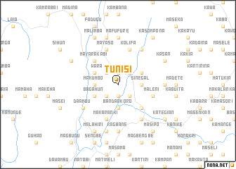 map of Tunisi