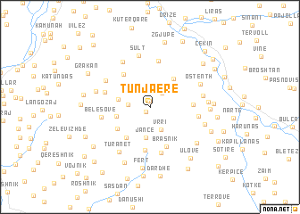 map of Tunja e Re